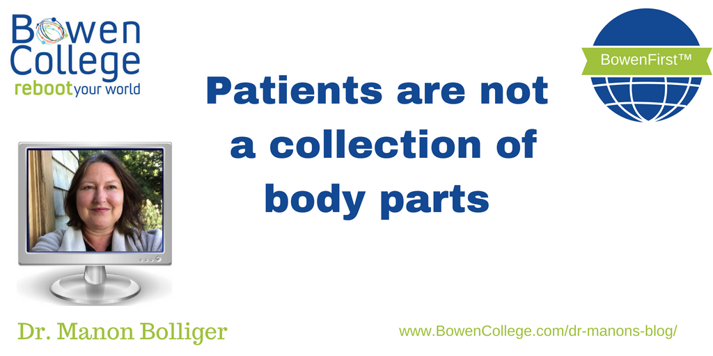 Blog - Patients are not a collection of body parts