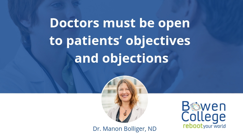 Doctors must be open to patients’ objectives and objections (1)