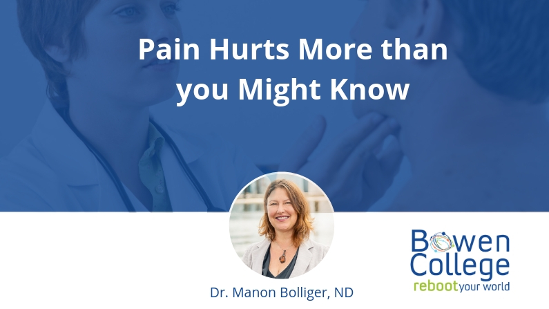 Pain Hurts More than you Might Know