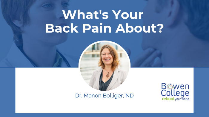 Bowen College blog header back pain