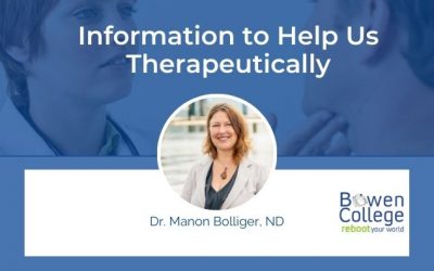 Information to Help Us Therapeutically