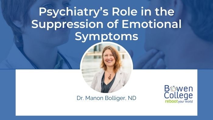 Psychiatry’s Role in the Suppression of Emotional Symptoms