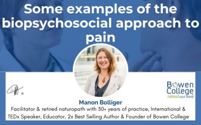 Some examples of the biopsychosocial approach to pain.
