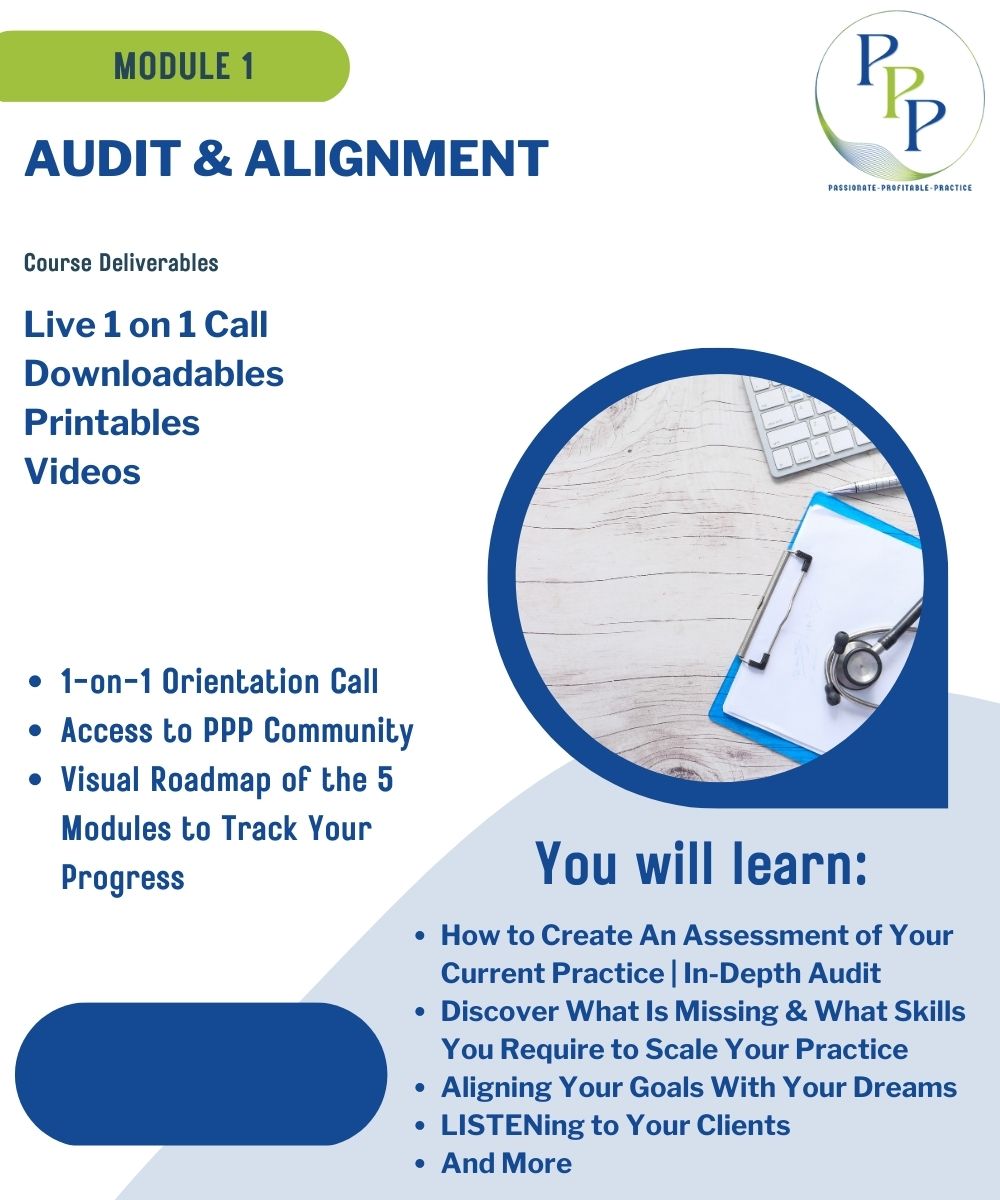 PPP Module 1 Audit & Align