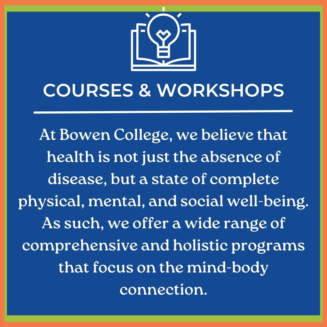 Courses & Workshops with Bowen College`