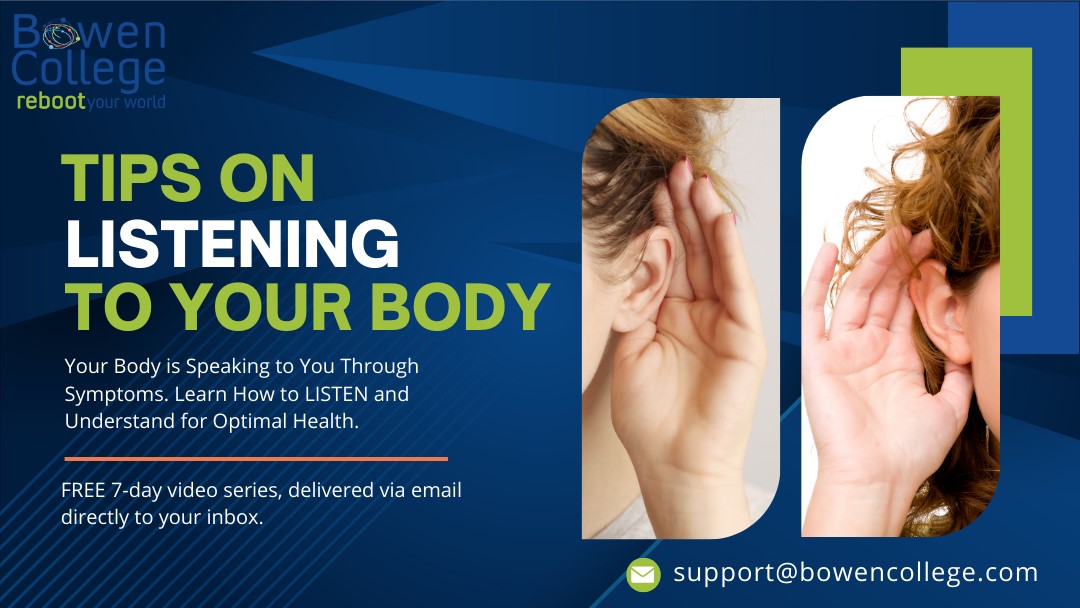 ❖	Tips on Listening To Your Body